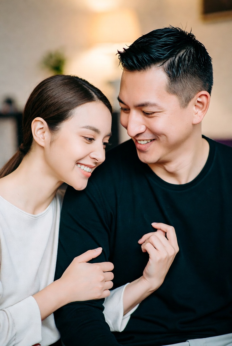 Happy healthy couple